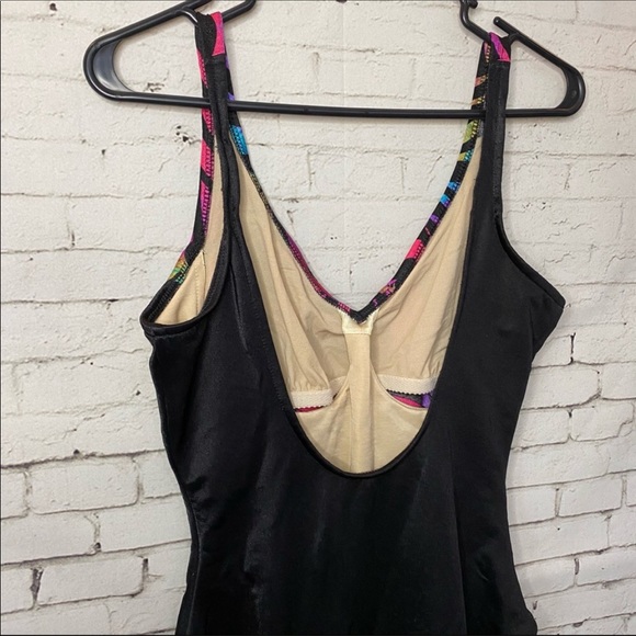 Vintage The SlimSuit Retro 90s Animal Print Bright - Picture 3 of 5